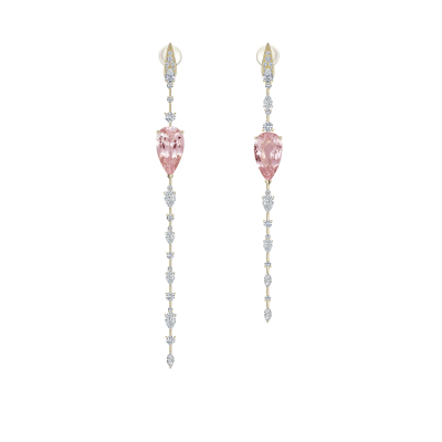 E49-FD-034-5 Серьги (750) (3 Бр Груша 1,080Ct 3/5А ,1 Бр Груша 0,190Ct 3/5А ,3 Бр Груша 0,570Ct 3/5А ,2 Бр Груша 0,280Ct 3/5А ,) ШК: 2000000046273