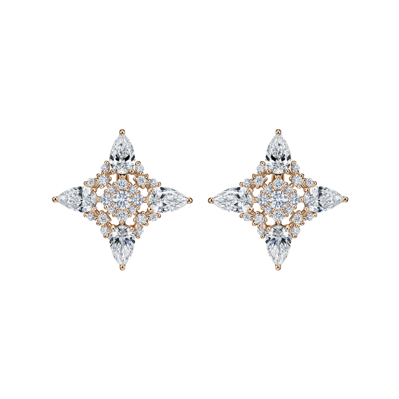 E17-C-000-4 Серьги (750)