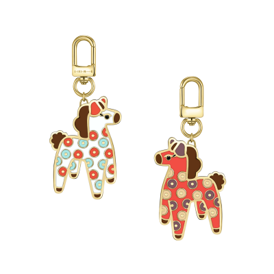 БЗК-2-2 Подвеска на сумку (Фианит ,Эмаль ,Титановый сплав , покрытие: цвет желтого золота) ШК: 2000000060880